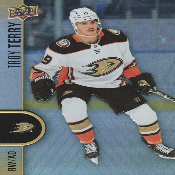 Troy Terry Anaheim Ducks NHL Hockey Card Collection - 3 Card Set - Picture 2 of 7